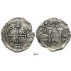 Image 1 : Potosi, Bolivia, cob 8 reales, 1654/3E/P, dot-PH-dot at top, very rare, ex-Ullian.