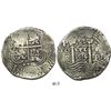 Image 1 : Potosi, Bolivia, cob 8 reales, 1655E.