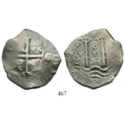 Potosi, Bolivia, cob 8 reales, 1679C.