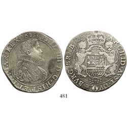 Brabant, Spanish Netherlands (Antwerp mint), portrait ducatoon, Philip IV, 1633, rare.