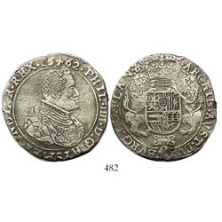 Flanders, Spanish Netherlands (Bruges mint), portrait ducatoon, Philip IV, 1662.