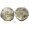Image 1 : Potosi, Bolivia, cob 8 reales, 1698F.