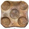 Image 1 : Swedish copper "plate money" 1/2 daler, Fredrik I, 1727.