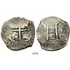 Image 1 : Potosi, Bolivia, cob 8 reales, 1673E.