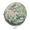 Image 1 : Clump of 2 Spanish colonial bust 8R (probably Lima, Peru, 1800IJ), uncleaned as found.