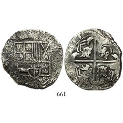 Potosi, Bolivia, cob 8 reales, (1)630(T).