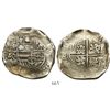 Image 1 : Potosi, Bolivia, cob 8 reales, Philip IV, assayer Z, no countermark, rare.