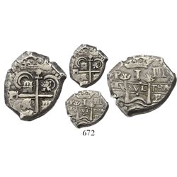 Potosi, Bolivia, cob 1 real, (1652)E transitional, McLean Type V, ex-Sellschopp.