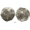 Image 1 : Potosi, Bolivia, cob 8 reales, 1664E.