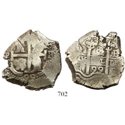 Potosi, Bolivia, cob 8 reales, 1699F.