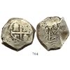 Image 1 : Potosi, Bolivia, cob 8 reales, 1702Y.