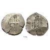 Image 1 : Potosi, Bolivia, cob 8 reales, 1719Y.