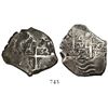 Image 1 : Potosi, Bolivia, cob 4 reales, 1701Y.