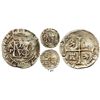 Image 1 : Panama, cob 1/2 real, Philip II, assayer oX to right, mintmark AP to left, quadrants of cross transp