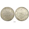 Image 1 : Brazil (Rio mint), 960 reis, Joao Prince Regent, 1815-R, struck over a Potosi, Bolivia, bust 8 reale