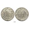 Image 1 : Brazil (Bahia mint), 960 reis, Joao VI, 1820-B, struck over a Madrid, Spain, 8 reales, 1813GJ.