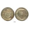Image 1 : Brazil (Bahia mint), 960 reis, Joao VI, 1820-B, struck over a Spanish or Spanish colonial bust 8 rea