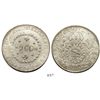 Image 1 : Brazil (Rio mint), 960 reis, Pedro I, 1823-R, struck over a Lima, Peru, 8 reales, 1811JP ("imaginary