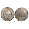 Image 1 : Brazil (Rio mint), 960 reis, Pedro I, 1823-R, struck over a Lima, Peru, "Peru Libre" 8 reales of 182