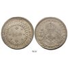 Image 1 : Brazil Rio mint), 960 reis, Pedro I, 1824-R struck over a Guatemala 8 reales, 1816M.