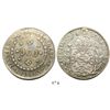 Image 1 : Brazil (Rio mint), 960 reis, Pedro I 1826-R, struck over a Zacatecas, Mexico, 8 reales, 1821RG.