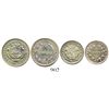 Image 1 : Lot of 2 Costa Rica copper-nickel minor patterns (10 and 5 centimos) with date as 19__.