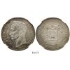 Image 1 : Venezuela (struck in Paris), (5 bolivares), 1911, wide date, encapsulated NGC AU 58, finest and only