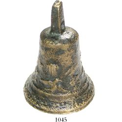 Small bronze handbell.