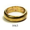 Image 1 : Gold wedding ring (plain but thick).