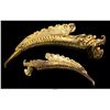 Image 1 : Gold "dragon whistle" (captain-general's badge of office), extremely rare and important.
