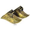 Image 1 : Lot of 2 Spanish colonial brass stirrups (estribos), ca. 1700.