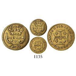 Lisbon, Portugal, 400 reis, Joao V, 1723.