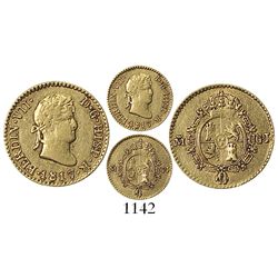 Madrid, Spain, bust 1/2 escudo, Ferdinand VII, 1817GJ.
