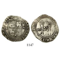 Mexico City, Mexico, 2 reales, Charles-Joanna, "Late Series," assayer L to left, mintmark M to right