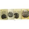 Image 1 : Lot of 4 Potosi, Bolivia, cobs (one 8R, one 4R and two 2R), Philip III, assayer T or not visible, al