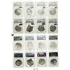 Image 1 : Lot of 8 Mexico City, Mexico, cob 8 reales, Philip II and III, assayers F or D where visible, all Gr