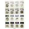Image 1 : Lot of 8 Mexico City, Mexico, cob 8 reales, Philip II and III, assayers F or D where visible, all Gr