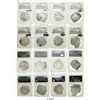 Image 1 : Lot of 8 Potosi, Bolivia, cob 8 reales, Philip III, assayers R, Q and T, all Grade 2.