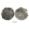Image 1 : Mexico City, Mexico, cob 2 reales, Philip IV, assayer not visible.