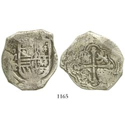 Mexico City, Mexico, cob 8 reales, Philip IV, assayer P.