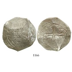 Mexico City, Mexico, cob 8 reales, Philip IV, assayer P.