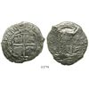 Image 1 : Potosi, Bolivia, cob 8 reales, 1674E.