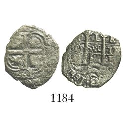 Potosi, Bolivia, cob 1 real, 1661E.