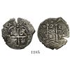 Image 1 : Potosi, Bolivia, cob 2 reales, 1672E.