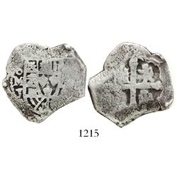 Mexico City, Mexico, cob 4 reales, Philip V, assayer J.