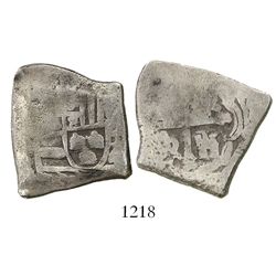Mexico City, Mexico, cob 4 reales, Philip V, assayer not visible.