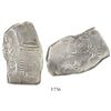Image 1 : Mexico City, Mexico, cob 8 reales, Charles II, assayer L, rare early issue for this wreck.