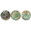 Image 1 : Lot of 3 Spanish colonial bust 8R (probably Lima, Peru, 1800IJ), uncleaned as found.