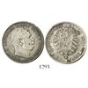 Image 1 : Prussia, German States, 2 mark, 1876-A, rare provenance.