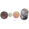 Image 1 : Lot of 5 coins (4 copper and 1 silver) from various 1800s-1900s wrecks, some rare, as follows: Admir